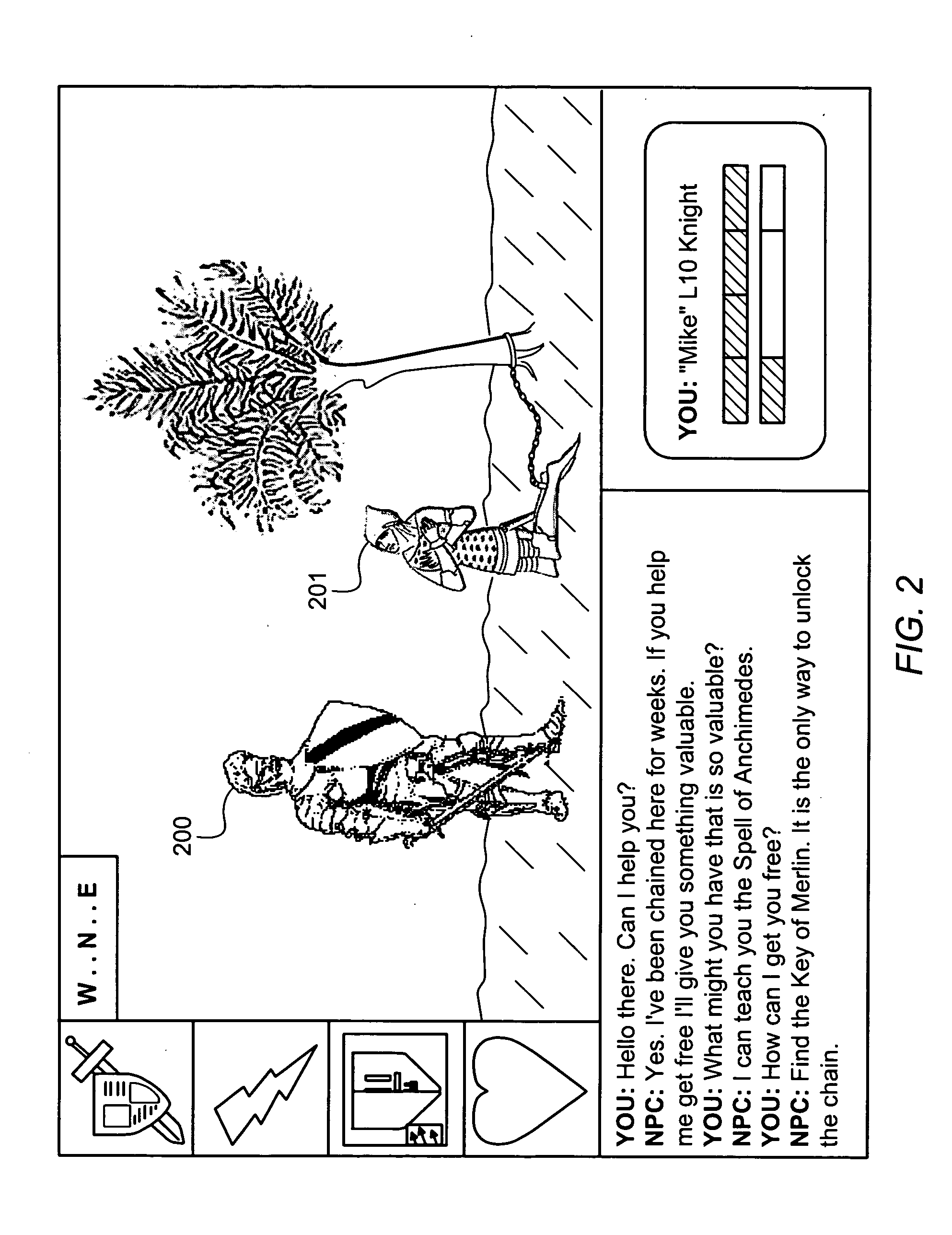 Method for dynamic content generation in a role-playing game