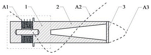 A Large Amplitude Sandwich Type Piezoelectric Ultrasonic Composite Transducer