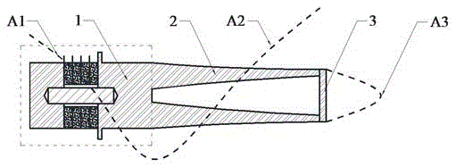 A Large Amplitude Sandwich Type Piezoelectric Ultrasonic Composite Transducer