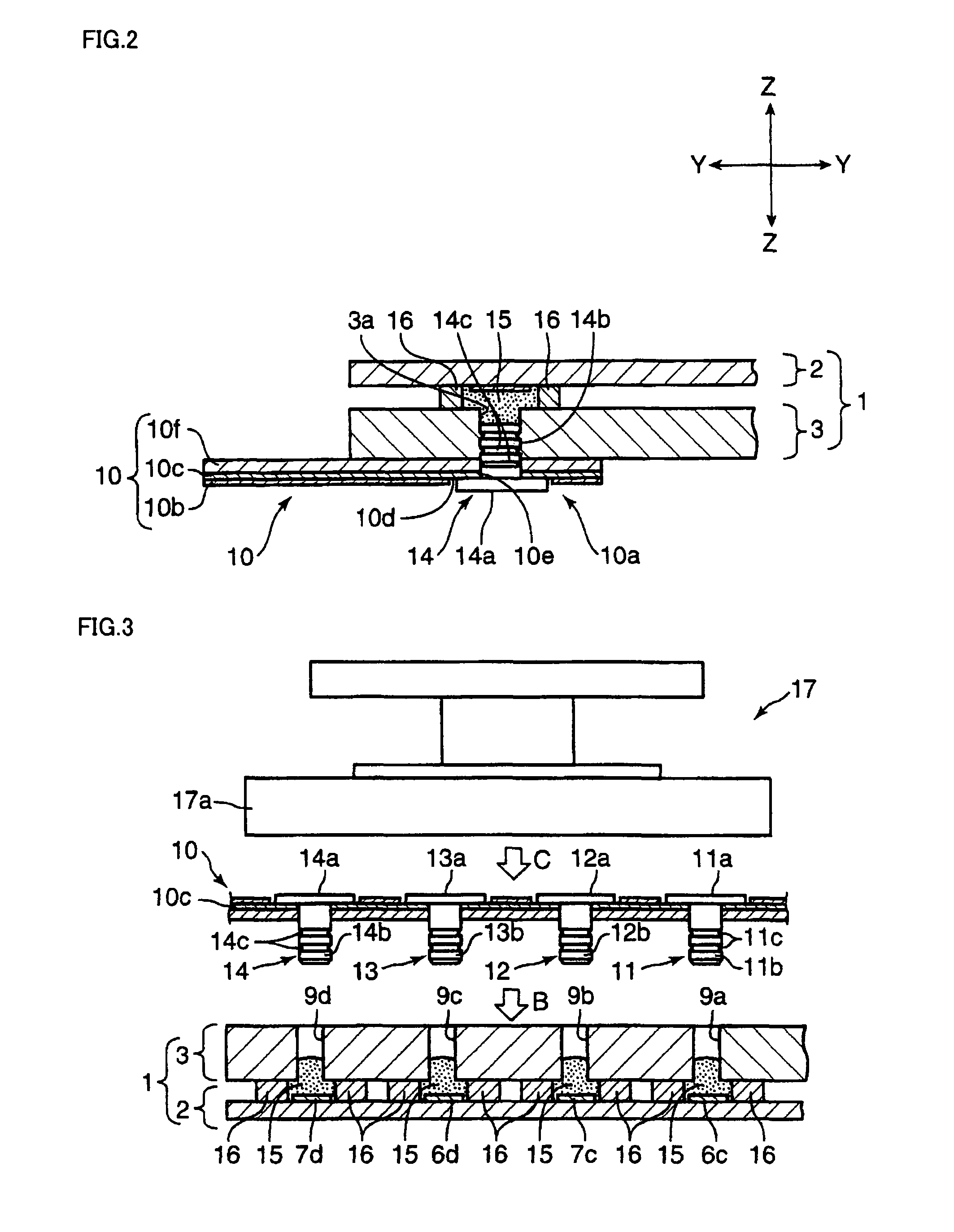 Lead wire connection method for touch panel