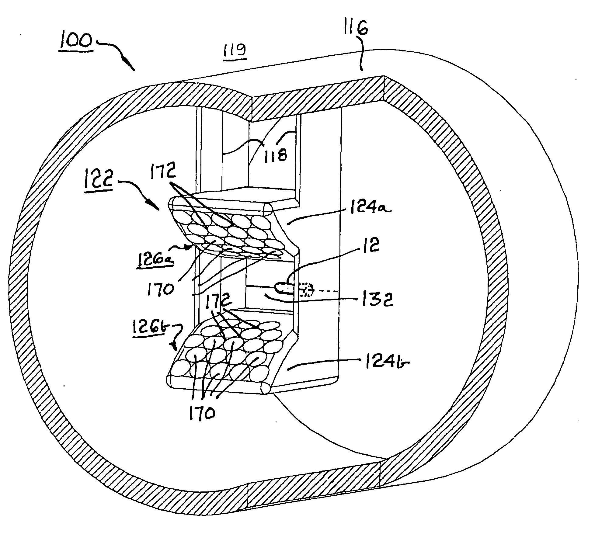 Air flow measurement system having reduced sensitivity to flow field changes