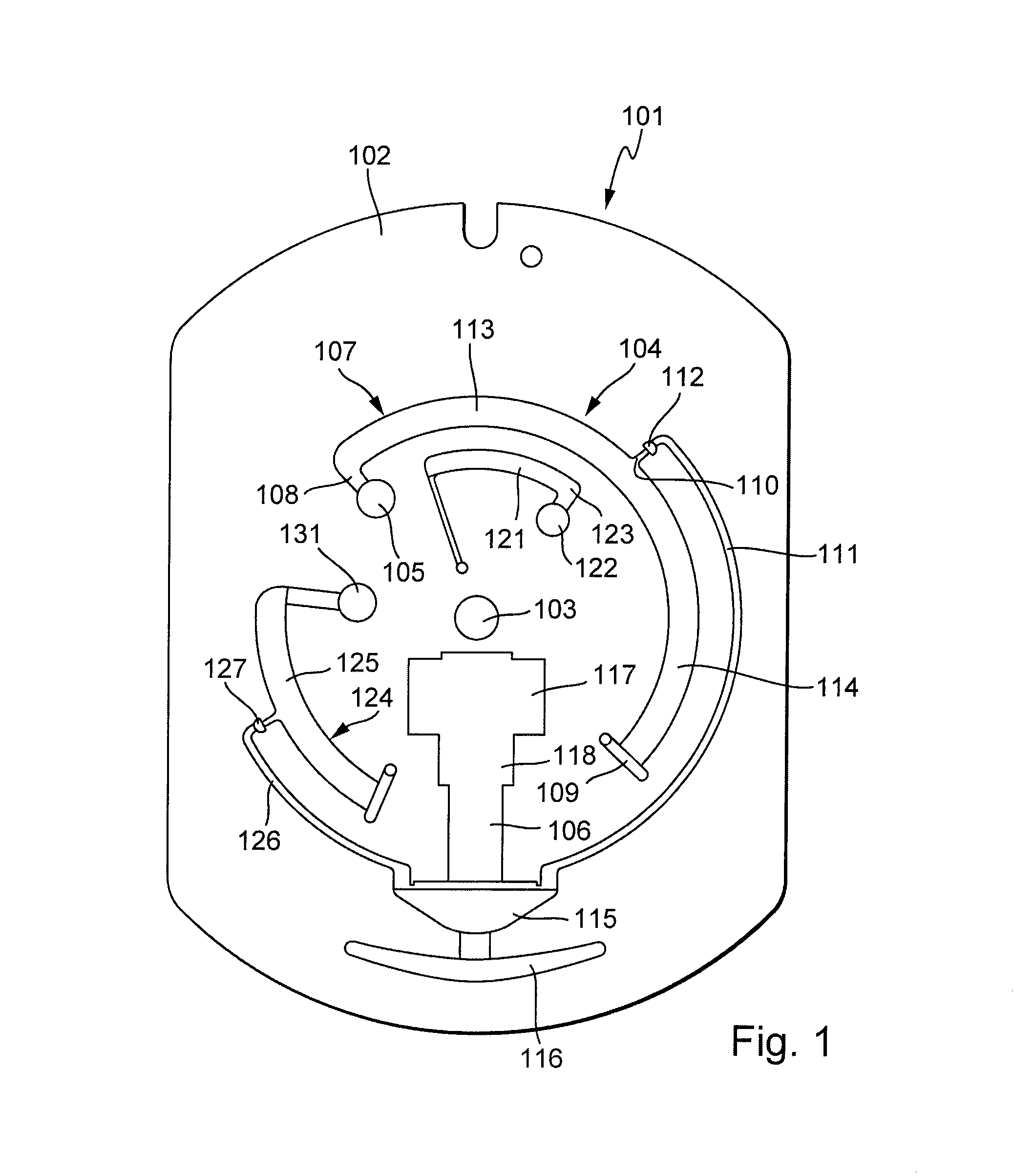 Microfluidic element for thoroughly mixing a liquid with a reagent