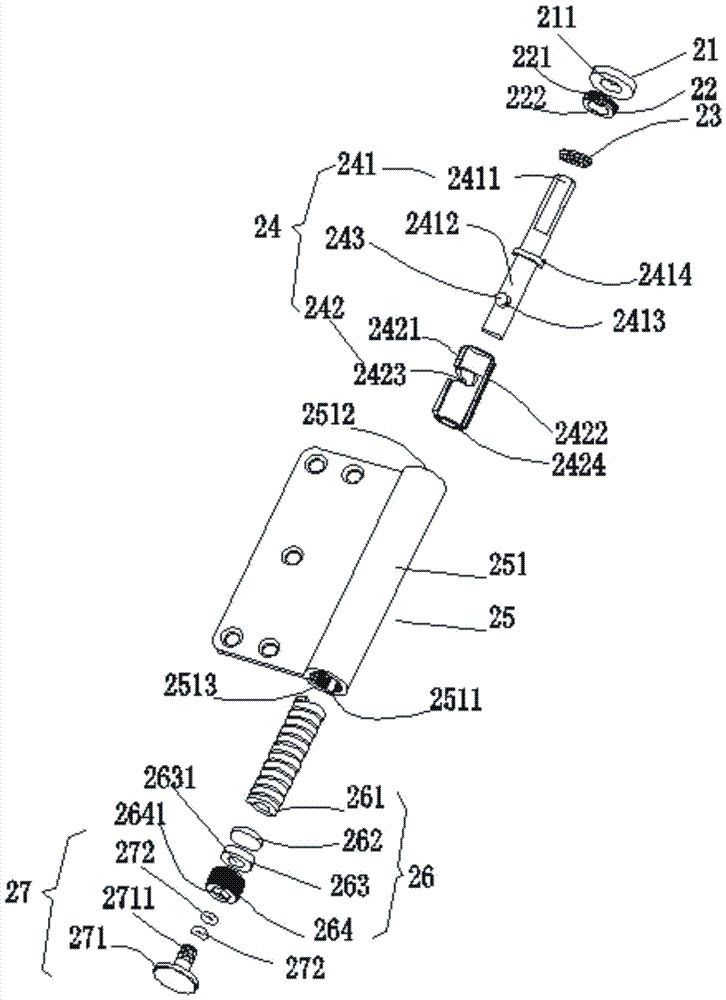 Mono-spiral groove self closing hinge structure