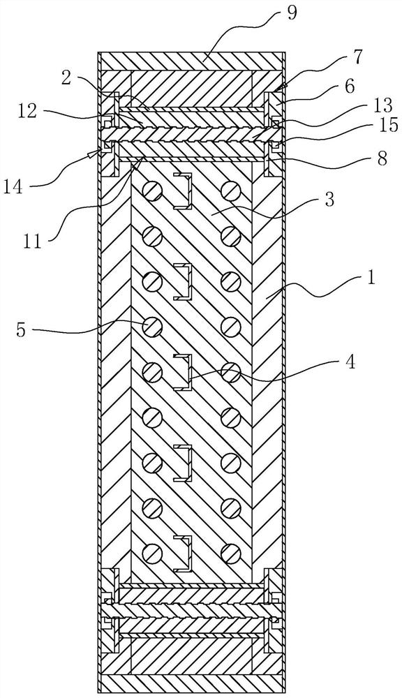 LSP board embedded light steel keel heat preservation structure wall and construction method thereof