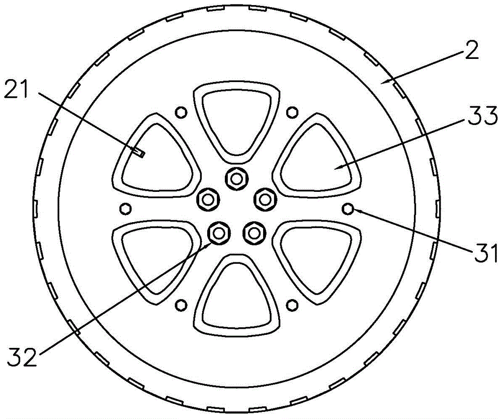 Tire capable of reducing automobile deflection during tire burst