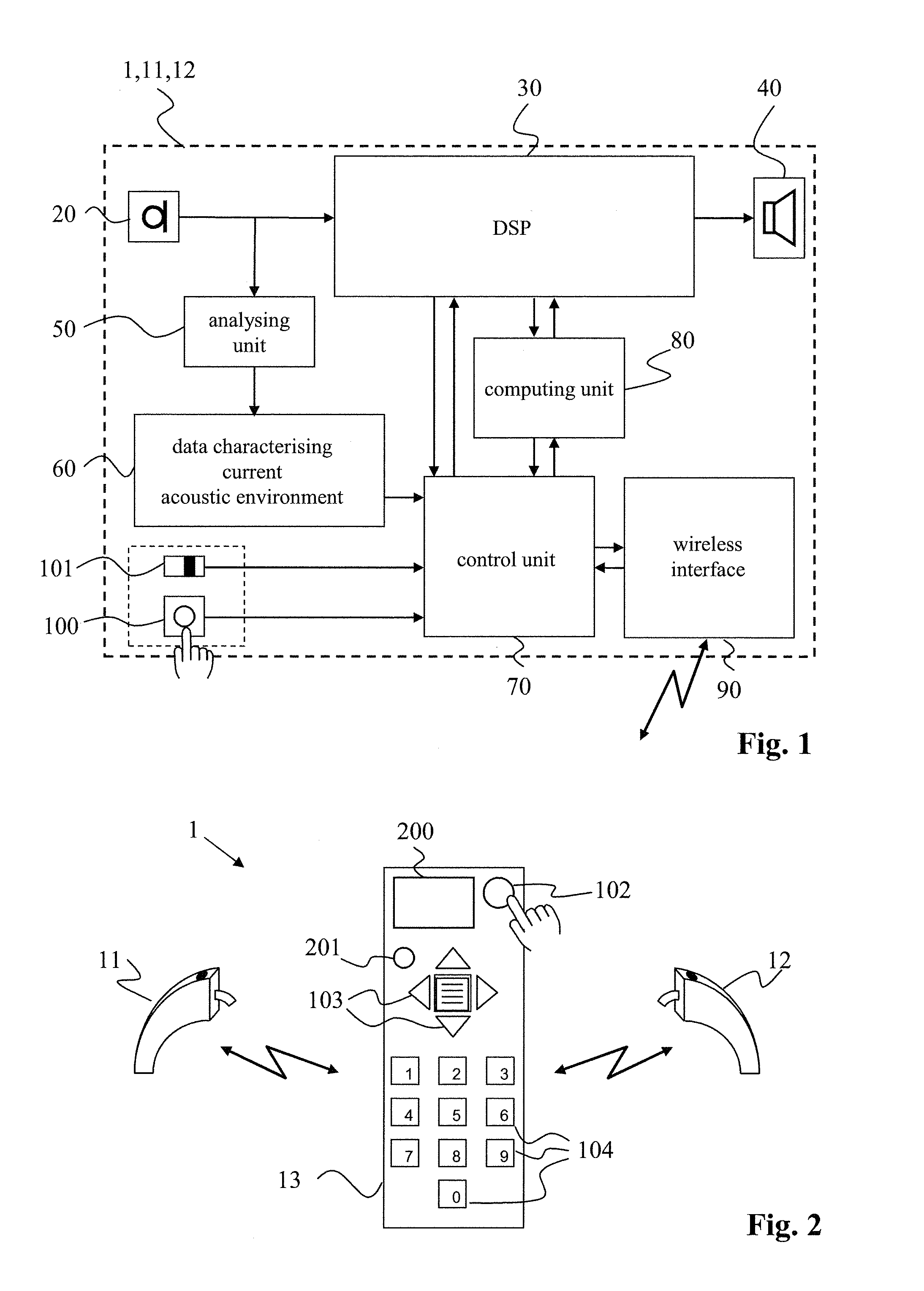 Hearing system and method for operating a hearing system