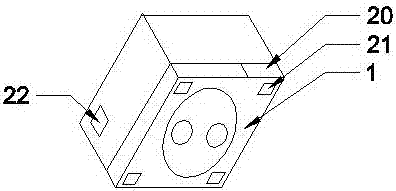 Exhaust structure of smoke exhaust