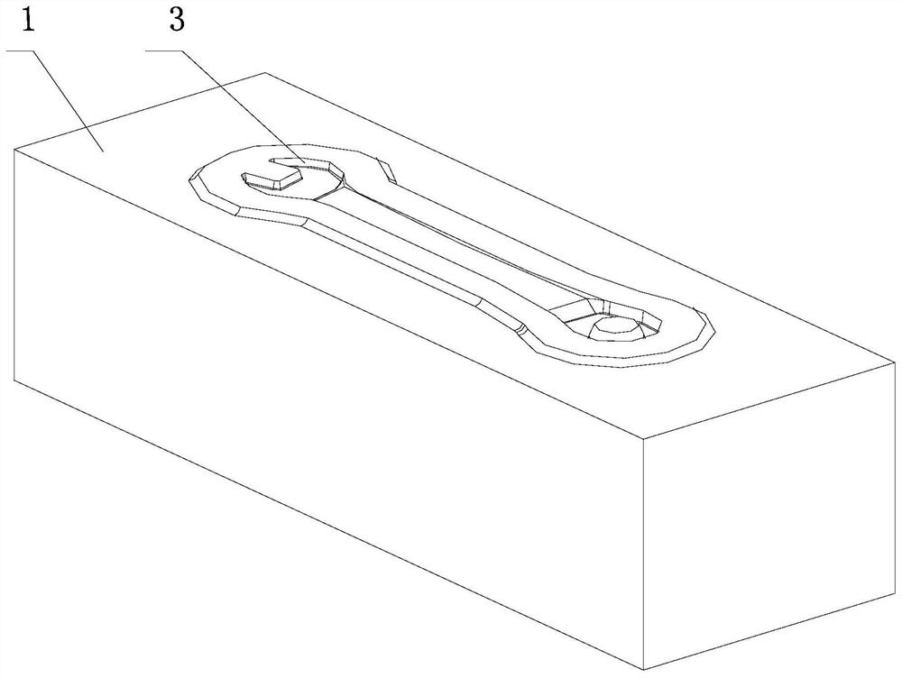 Welding forming method of wrench mold