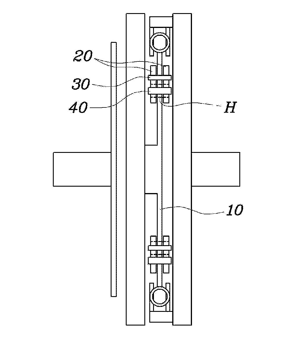 Apparatus for damping flywheel