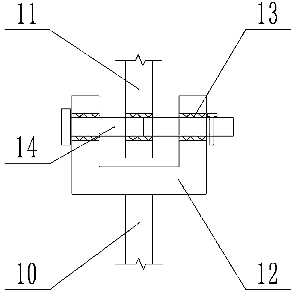 Terrazzo flooring vibration rolling device