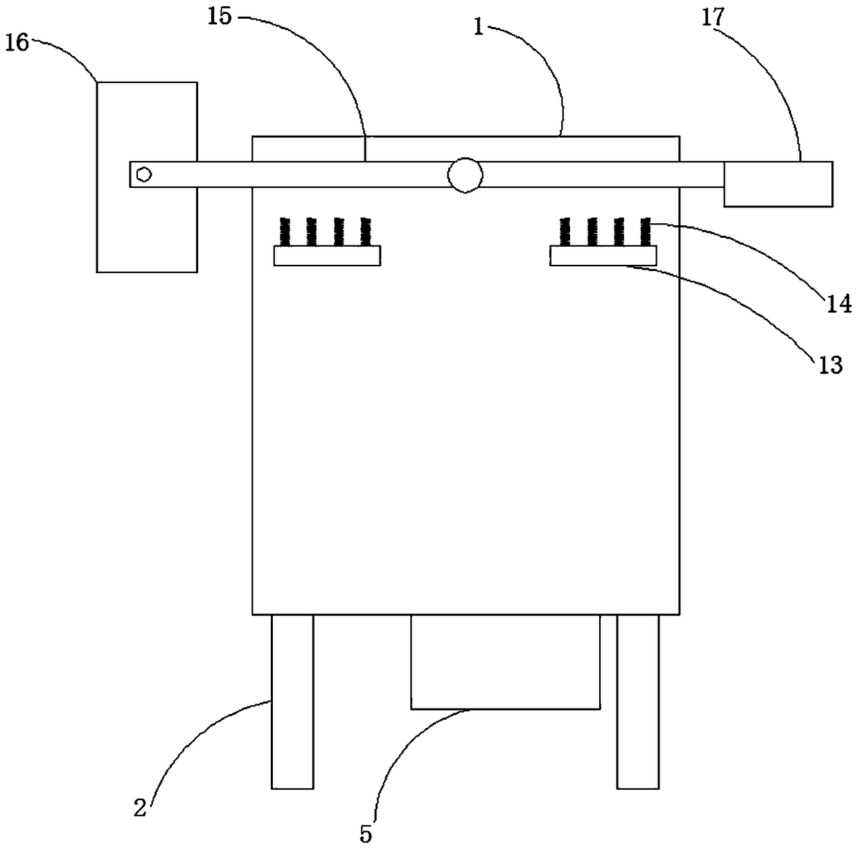 Raw material stirring equipment for manufacturing of plastic shell of electronic product