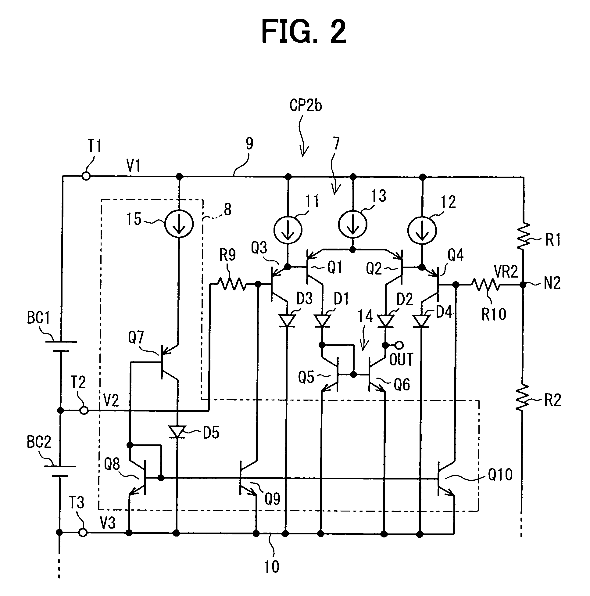 Cell voltage equalization apparatus for combined battery pack including circuit driven by power supplied by the combined battery pack