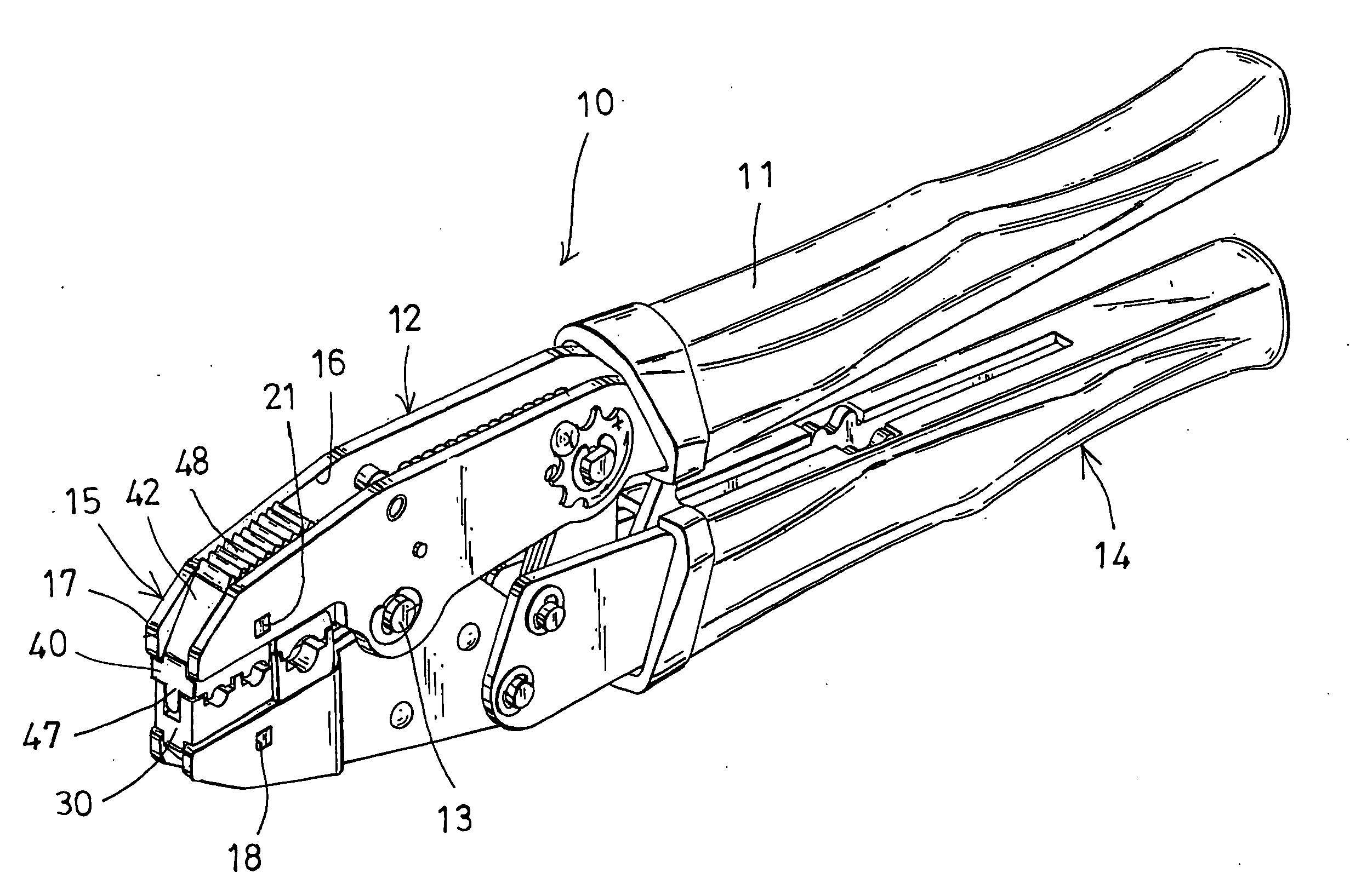 Hand tool for wires