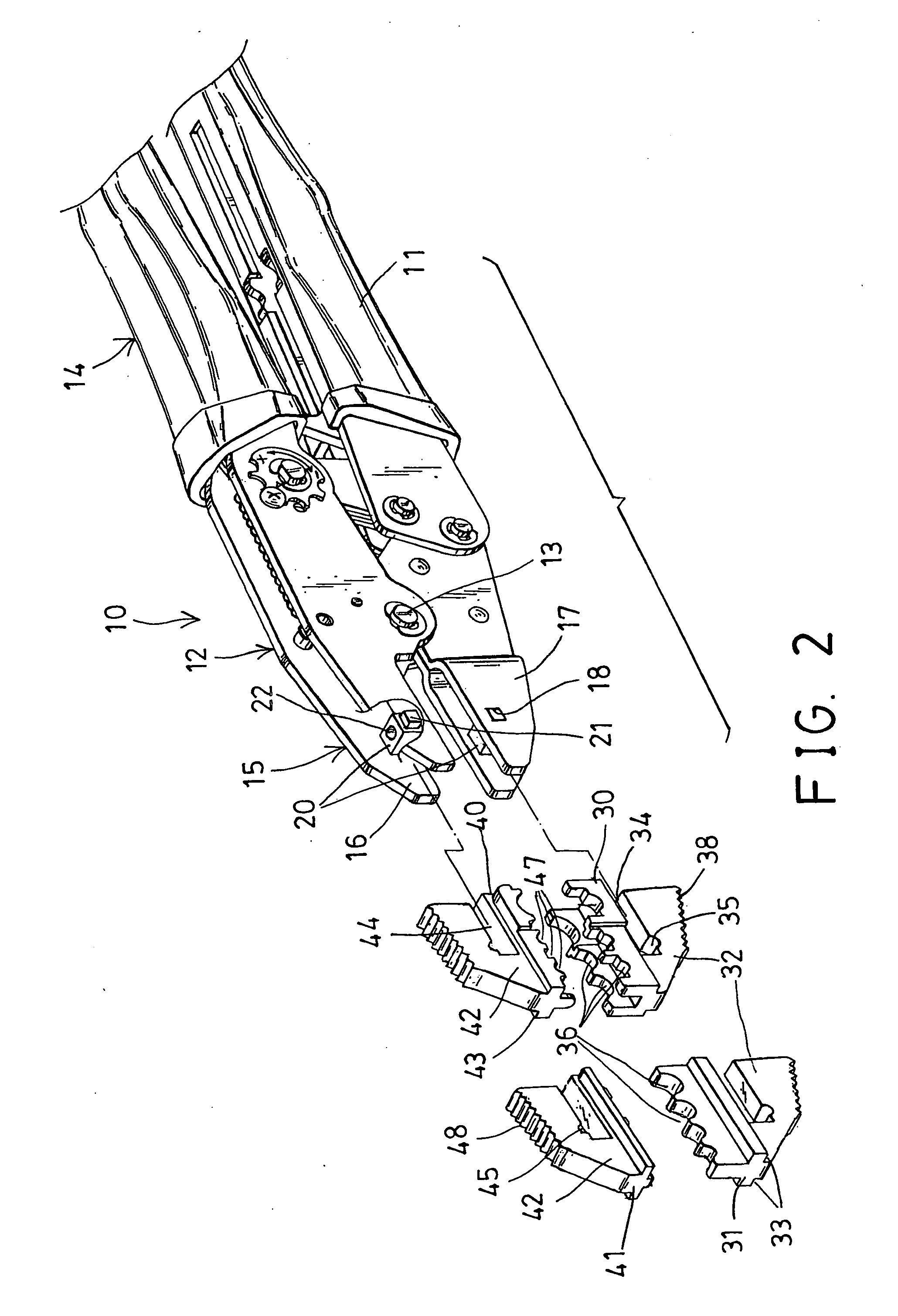 Hand tool for wires