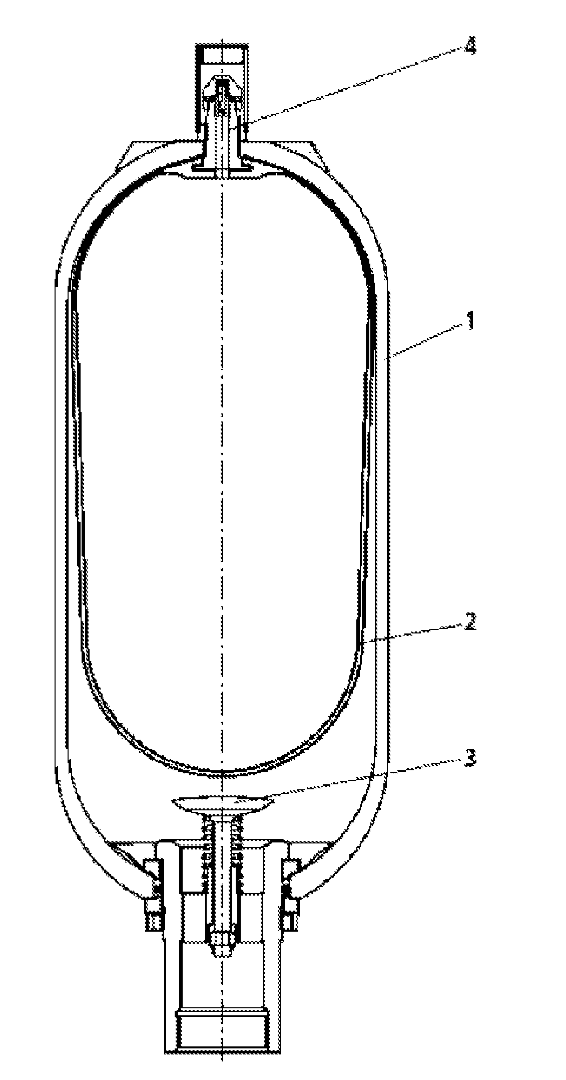 Method for manufacturing integrated hydraulic accumulator bladder