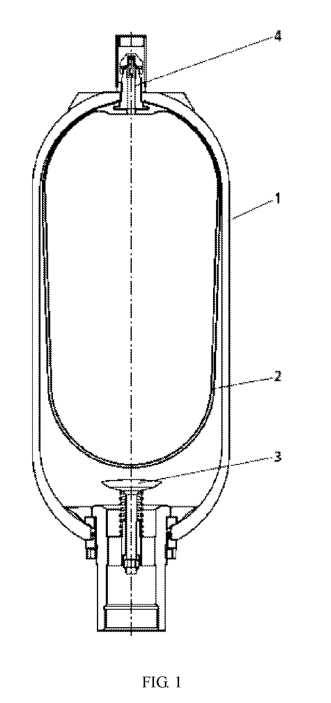 Method for manufacturing integrated hydraulic accumulator bladder