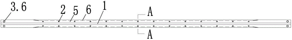 Processing method of spring steel bow belt