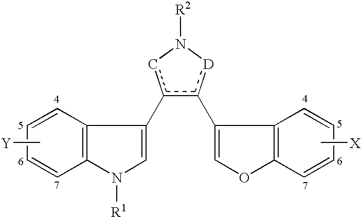 Benzofuran-3-yl(indol-3-yl) maleimides as potent GSK3 inhibitors