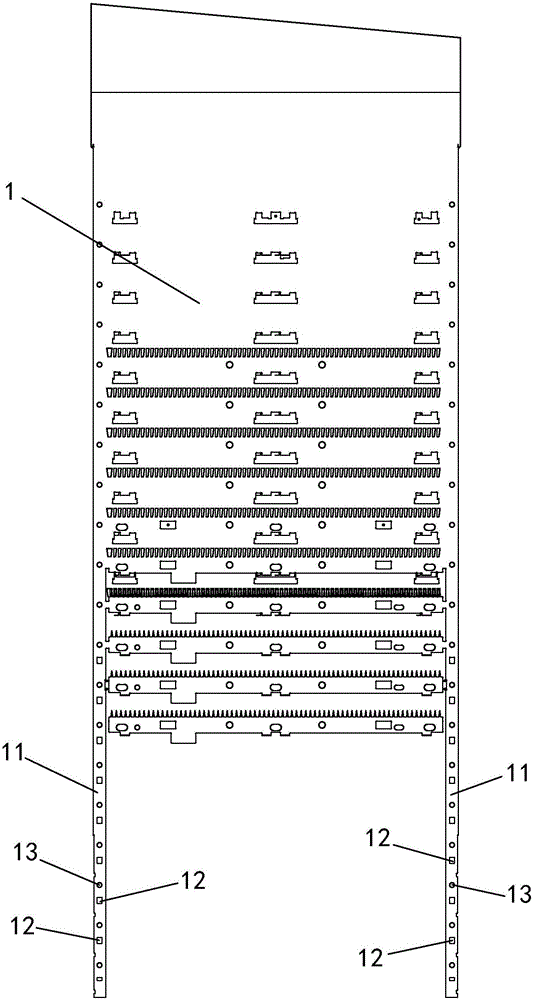 Material pulling structure of continuous progressive die