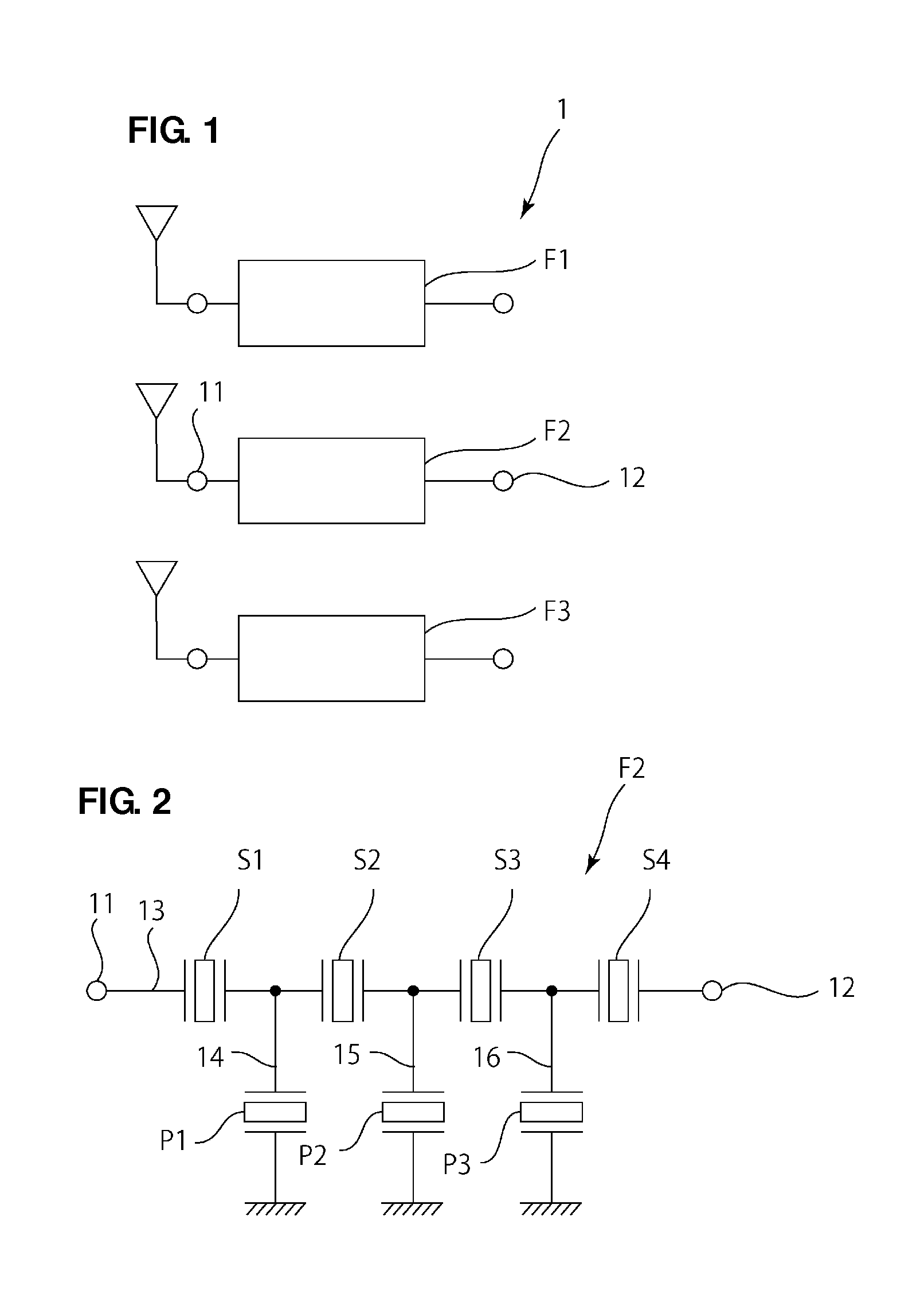 Elastic wave filter device and communication apparatus equipped with the same