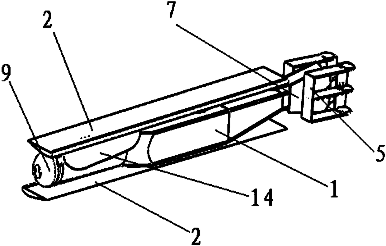 A collapsible unmanned aerial vehicle that can be carried by a soldier, can be stored and launched in a cylinder