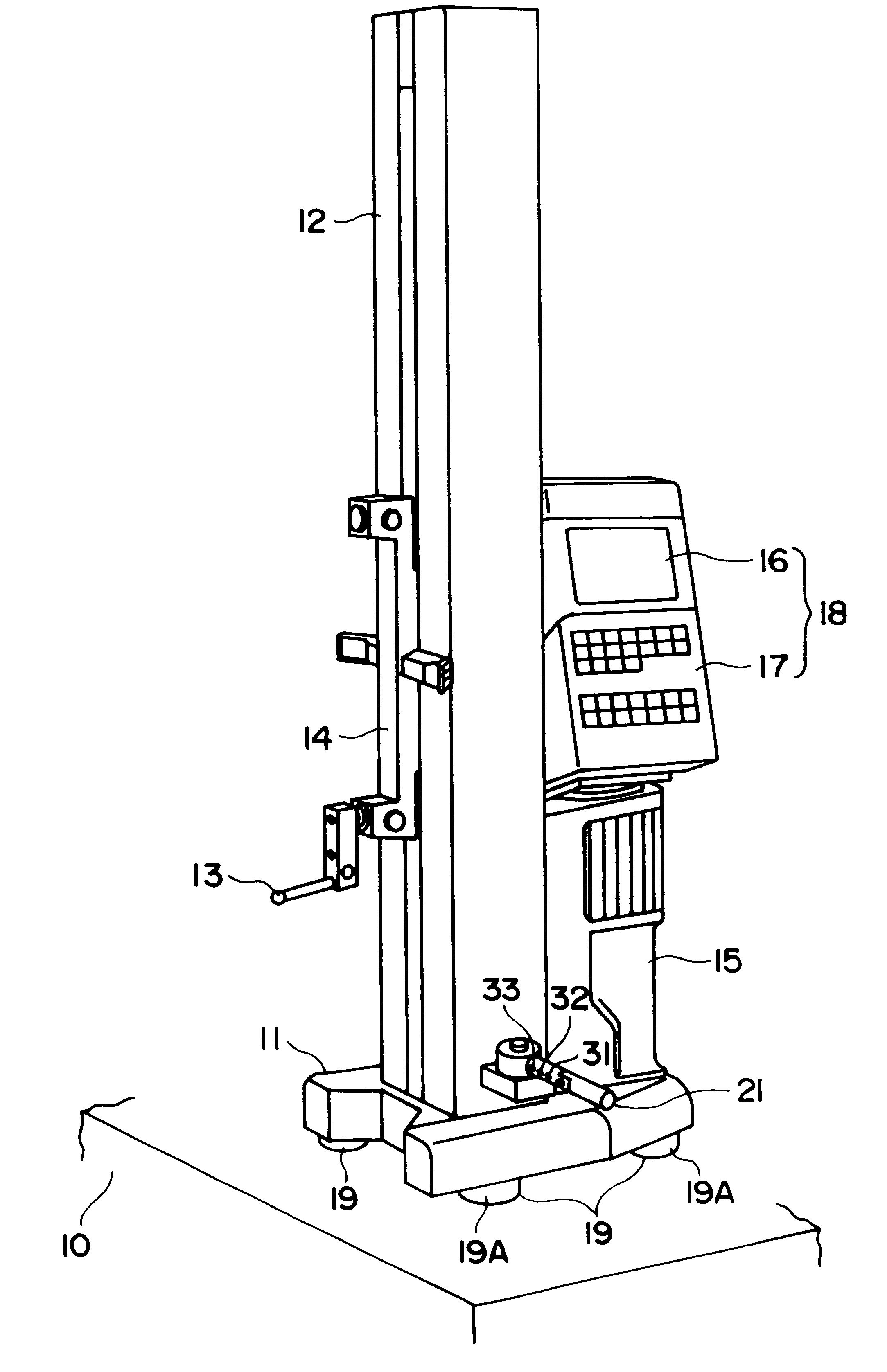 Linear measuring machine