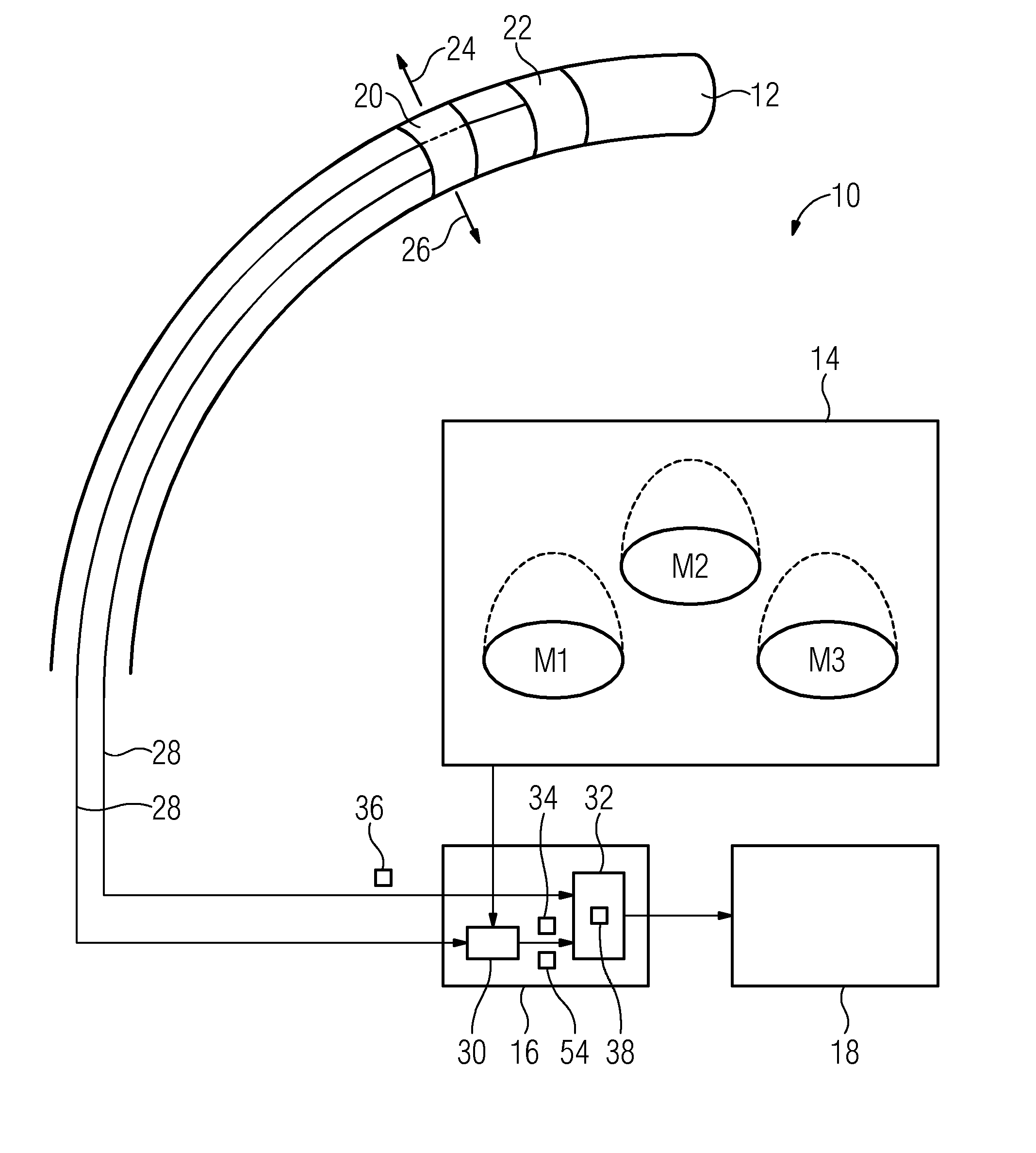 Catheter with ultrasound sensor and method for creating a volume graphic by means of the catheter