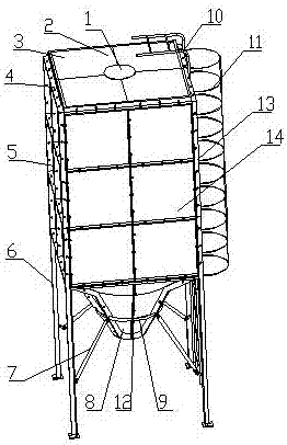 Glass reinforced plastic material tower