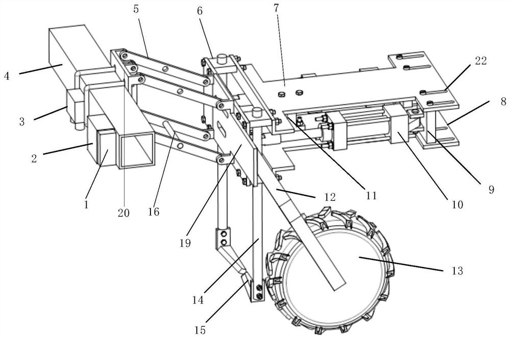 An opening and closing intelligent weeding device based on binocular vision to obtain seedling grass information