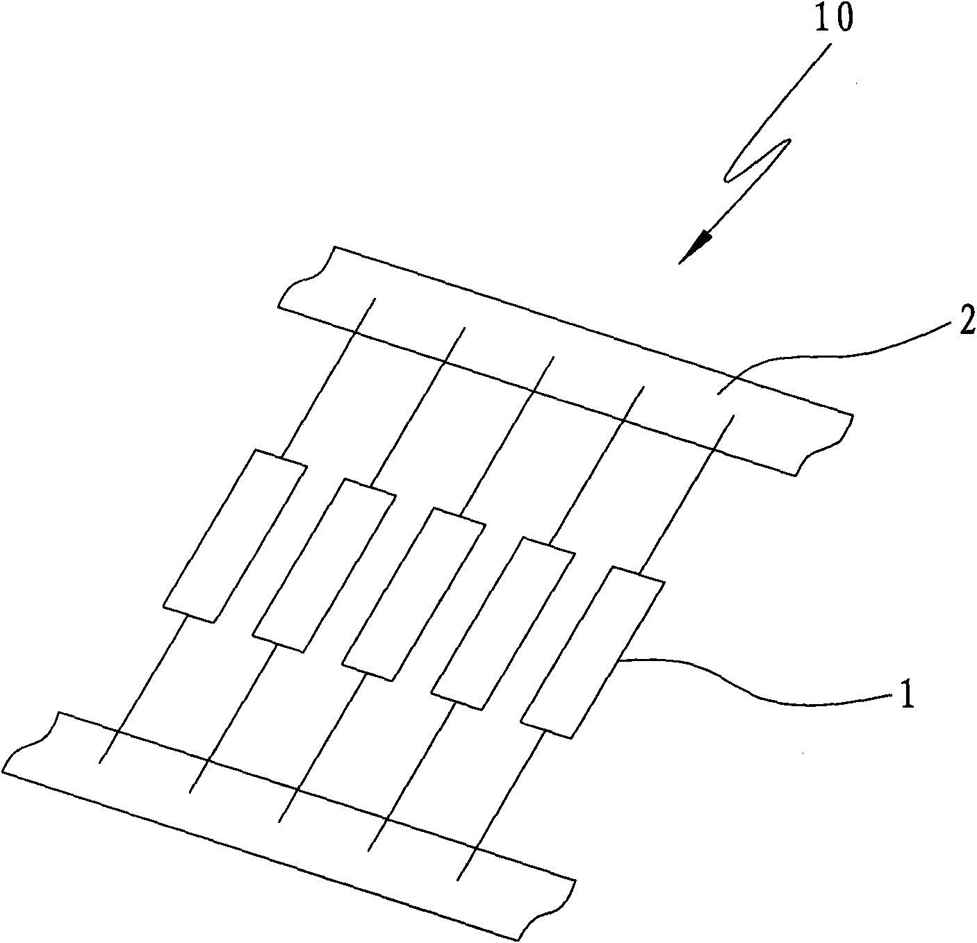 Process for producing low-power non-wire wound fixed resistors