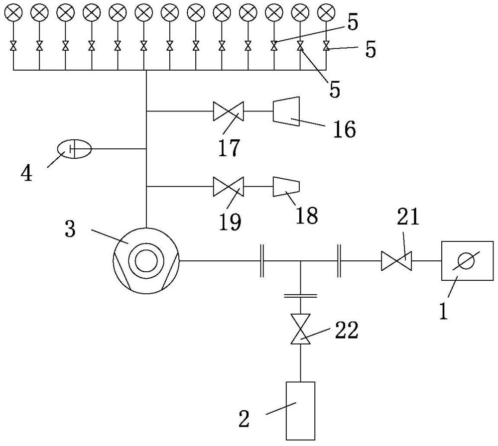 Vacuum exhaust device and vacuum exhaust method