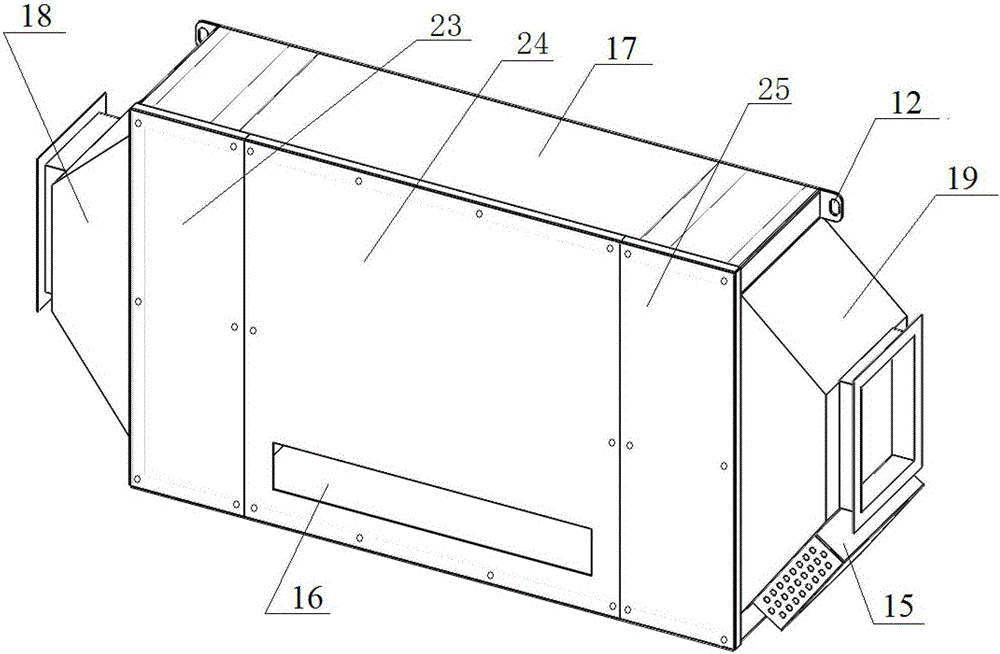 An air purification device for an intensive care ambulance