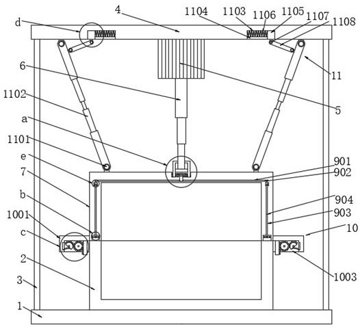 A mold for producing special-shaped injection parts with fast mold opening function