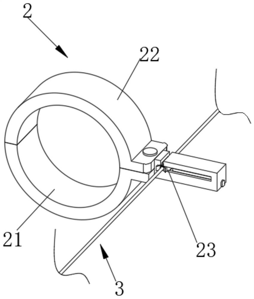 Power line capable of realizing shaping wiring effect based on multi-section loop structure