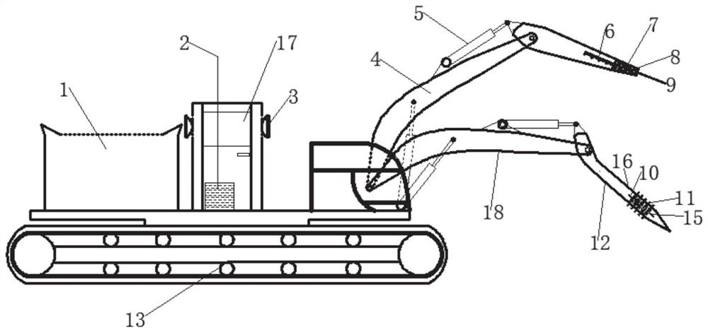 Tunnel hard rock micro-damage cutting device, system and method
