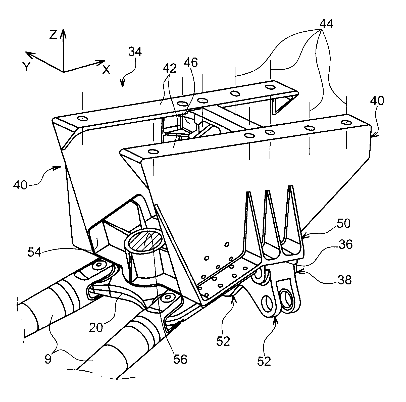 Engine Assembly for an Aircraft Comprising an Engine as Well as an Engine Mounting Stucture