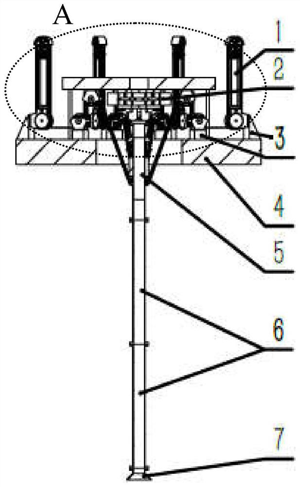 Cold seawater pipe operation system based on temperature difference energy power generation