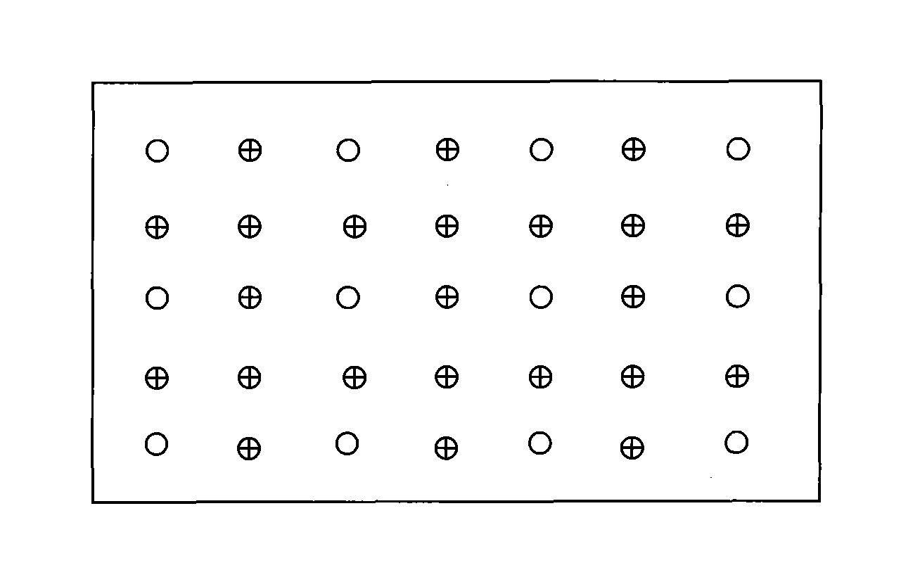 Planarity assessment method for decreasing number of measuring points