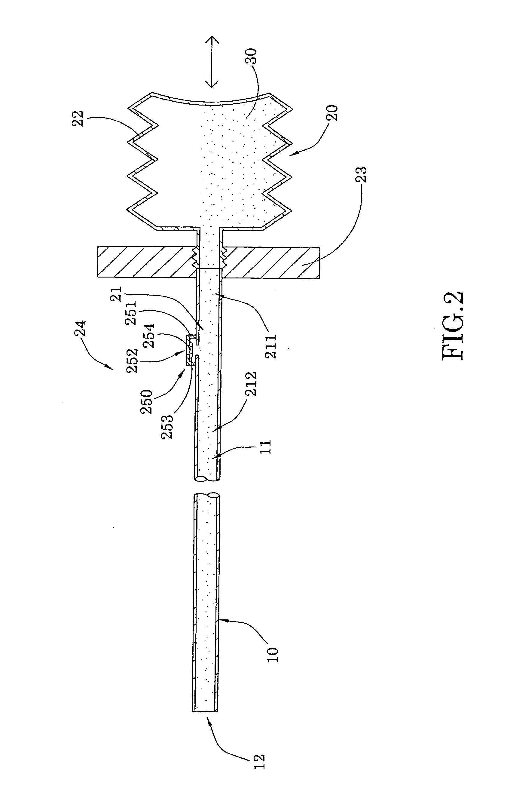 Internal dry powder delivery system and method thereof
