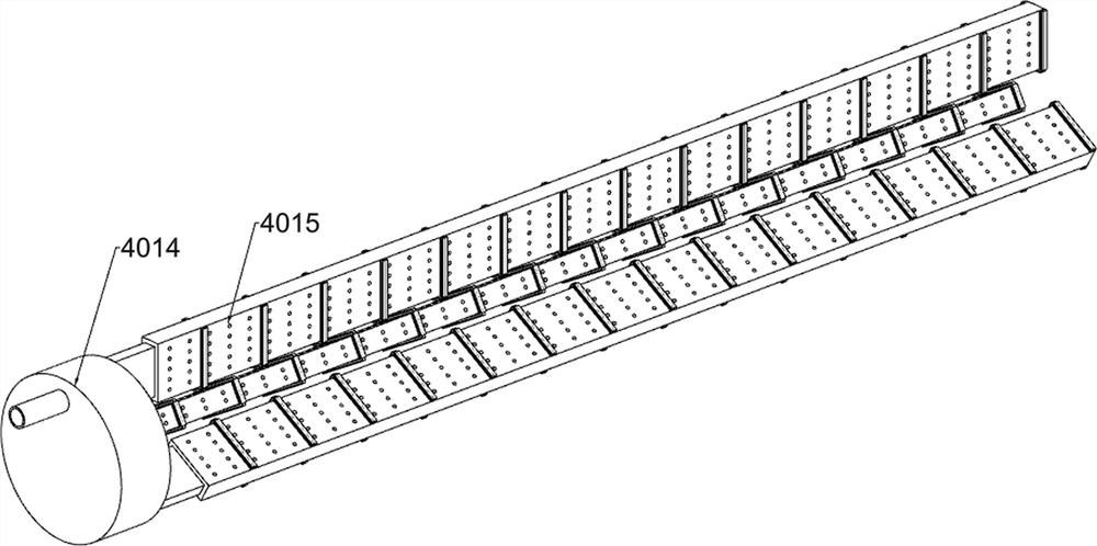 Synchronous alkali-resistant hollow pipe production device for non-ferrous metal smelting waste gas treatment