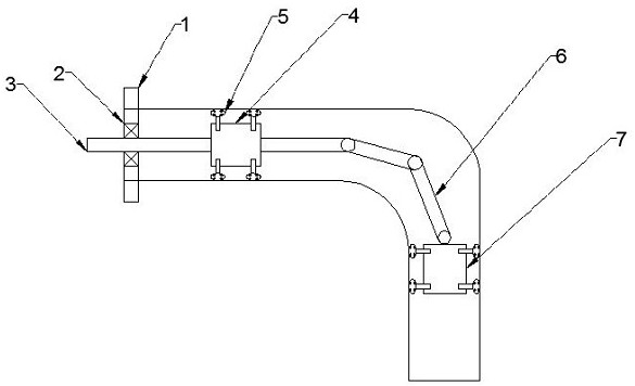 A hand-held small pipeline operation device