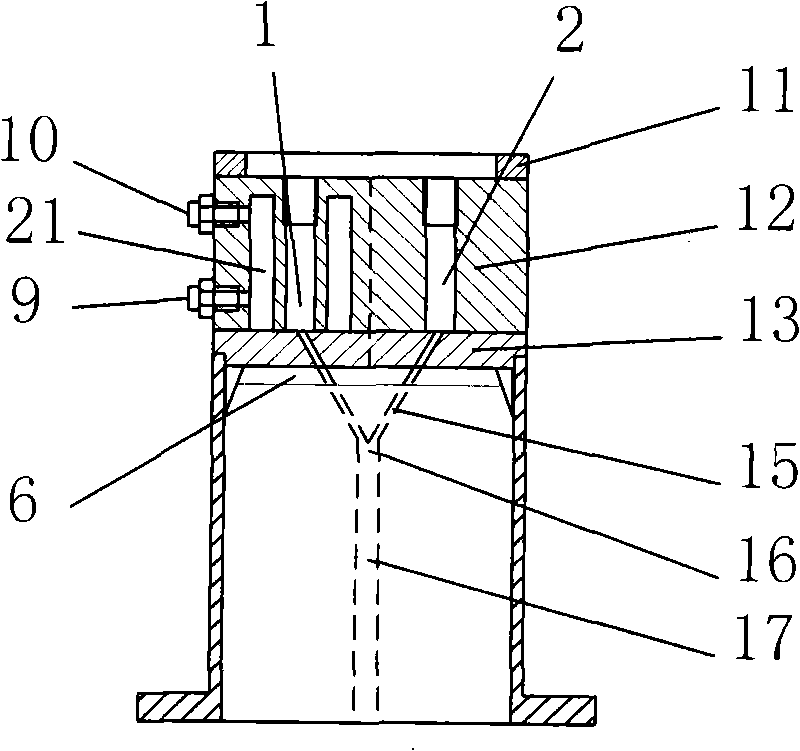 Multi-level and multi-direction Y-type impinging jet mixer