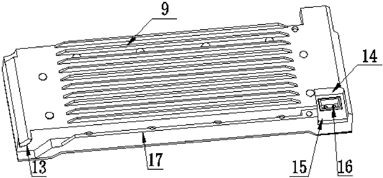 Novel lamp module with rapid structural and electrical connection function