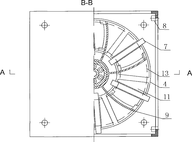 Wind power generating integrated machine with coil fan blade
