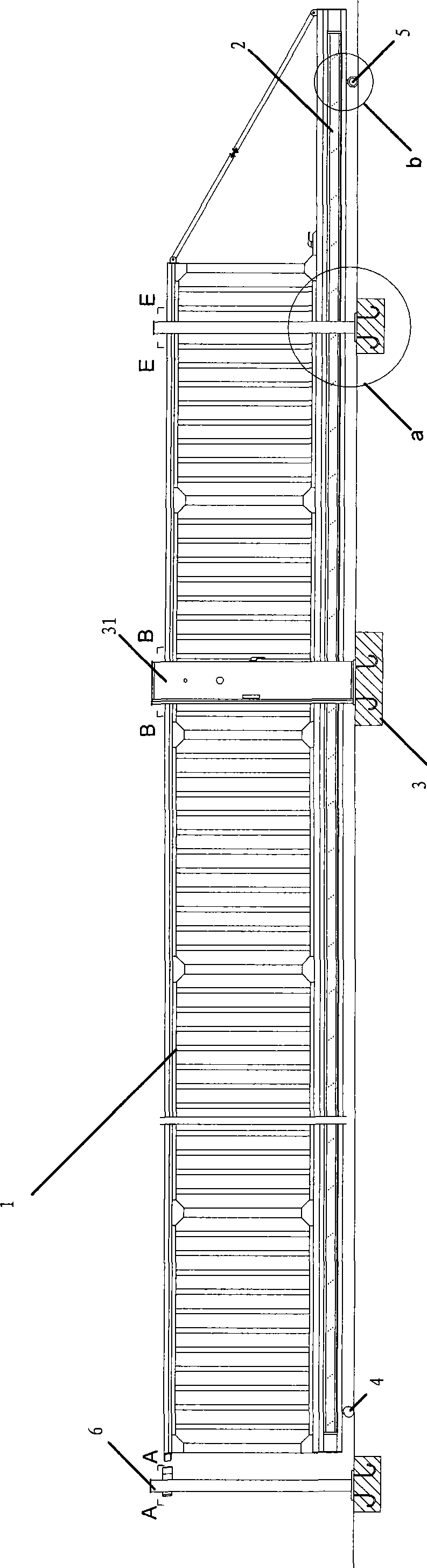 Suspending type sliding door mechanism