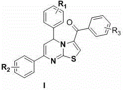 3‑Benzoyl‑5,7‑diphenyl‑5h‑thiazolo[3,2‑a]pyrimidine derivatives and their applications