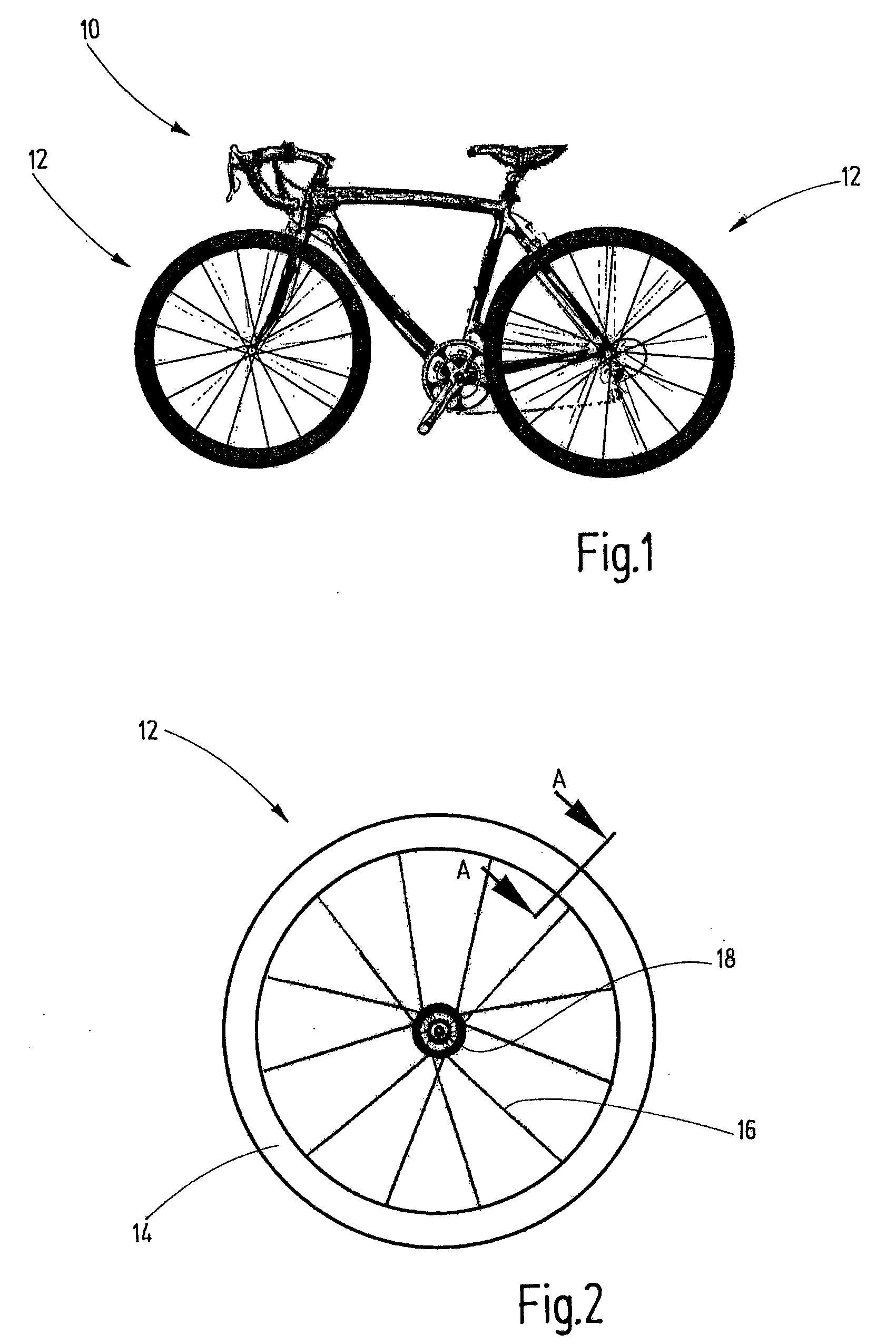 Method for producing a rim ring, method for fastening spokes, rim ring, wired-on tire rim and bicycle