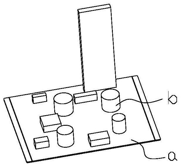 PLC circuit board washing device and washing method