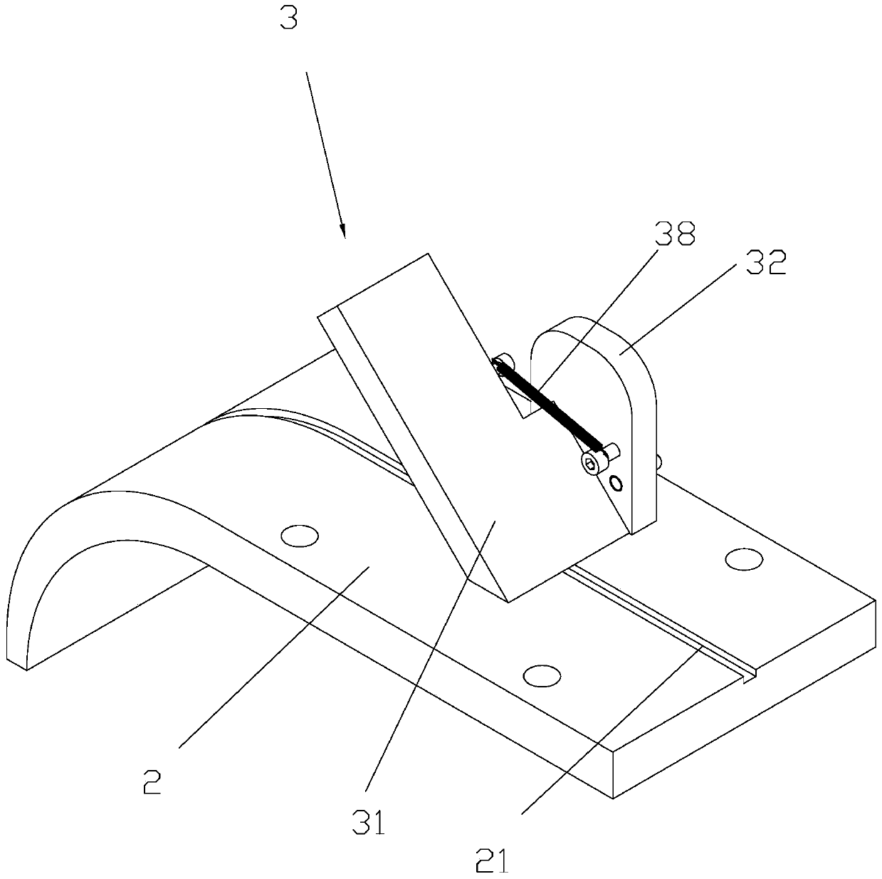 A zipper counting device