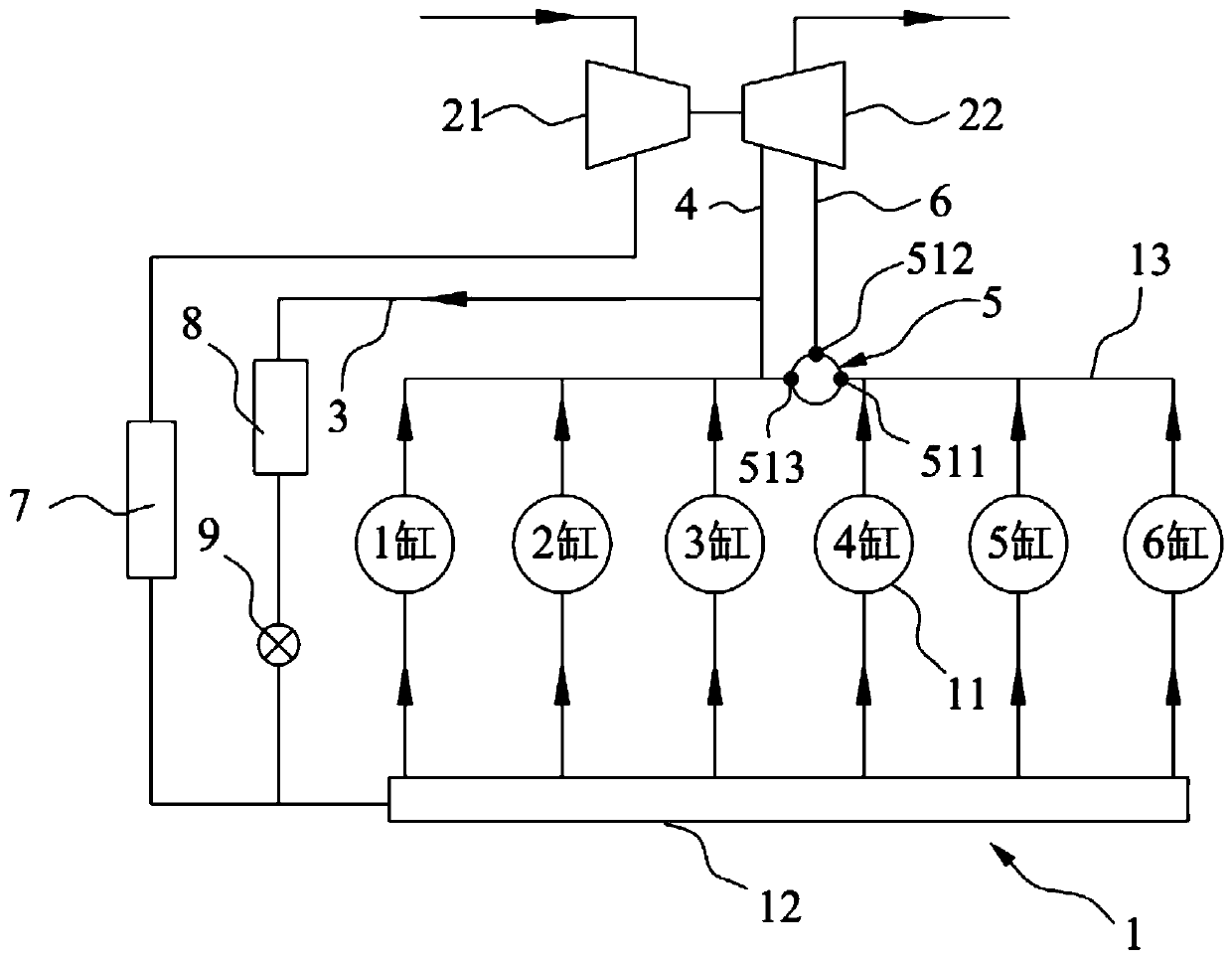 A kind of egr system and its control method